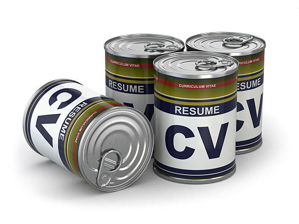 istock Cv can, Conceptual image of resume. 465760833