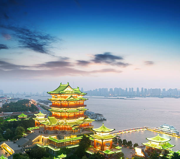 istock nanchang tengwang pavilion at night 465771926