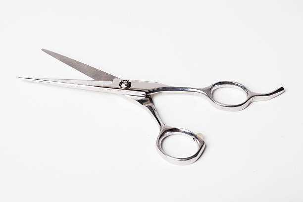 istock Professional Hair Scissors on White Background 465774451