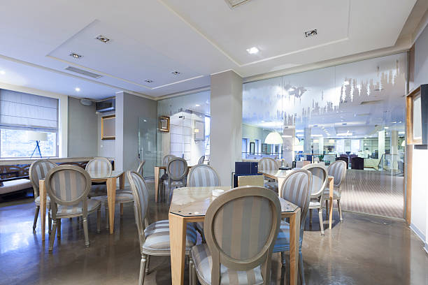 istock Interior of a modern cafe 465775602