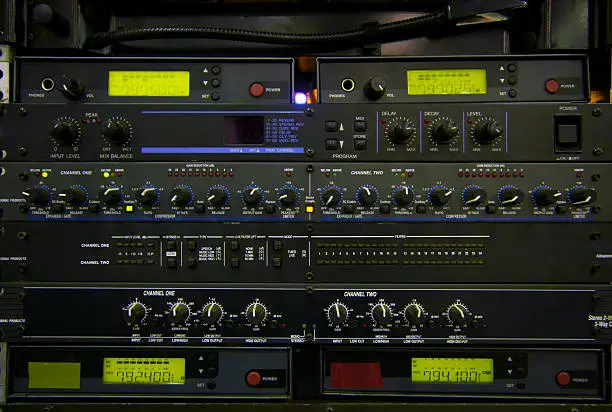 Photo of Sound Board, studio audio equipment