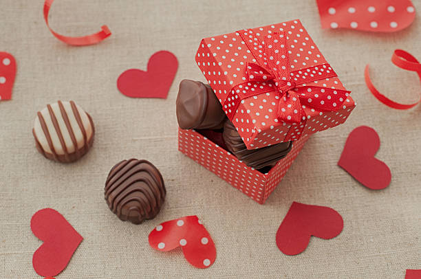 istock Gift box of the chocolate 465778554