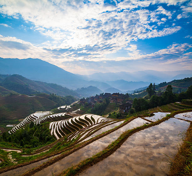 istock Rice paddy in Longsheng,Guilin,Guangxi,China 465781442