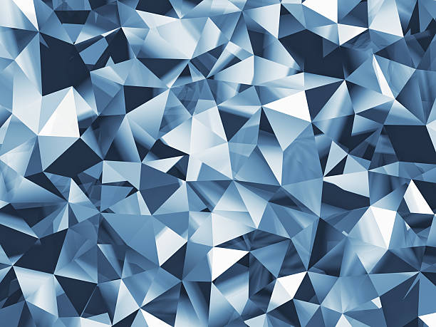 istock Abstract blue faceted background 465781970