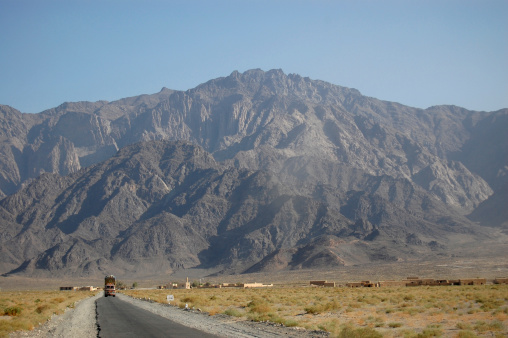 This is how one sees Pakistan's famous mountain from The RCD Road that leads from Quetta to Taftan border also known here as London Road. These mountains are known for the Pakistan's historical nuclear explosion tests.