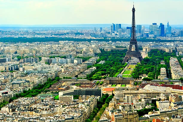istock Airel View of Eiffel Tower And Champ de Mars 465782613