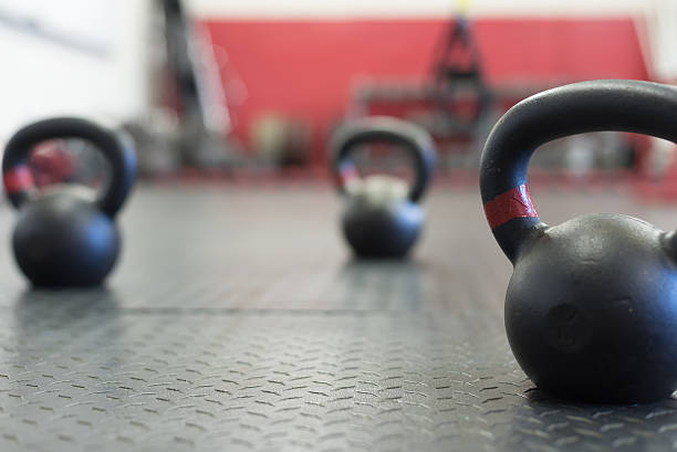istock Kettlebells on Gym Floor 465784996