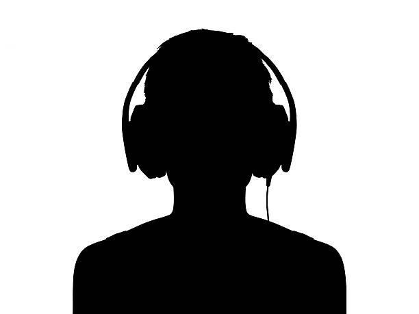 istock woman with short hair in headphones 465785399