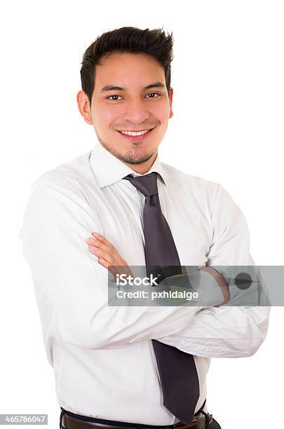 Friendly And Smiling Hispanic Businessman Stock Photo - Download Image Now - Latin Script, Men, Cut Out