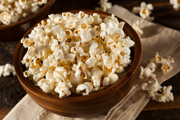 istock Healthy Buttered Popcorn with Salt 465786483