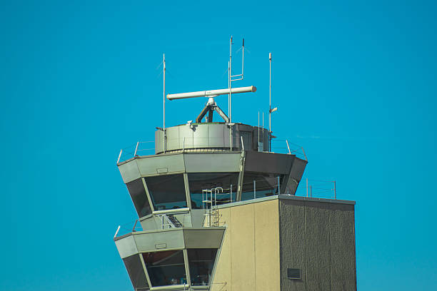 istock Air traffic control tower at the airport 465787207