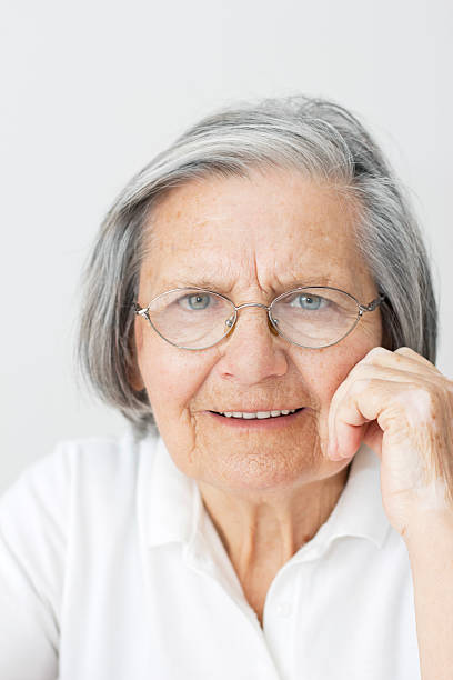 istock Senior woman portrait 465787773
