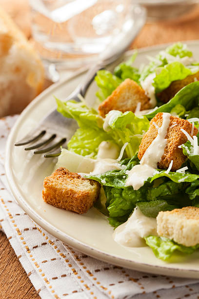 istock Healthy Green Organic Caesar Salad 465789349