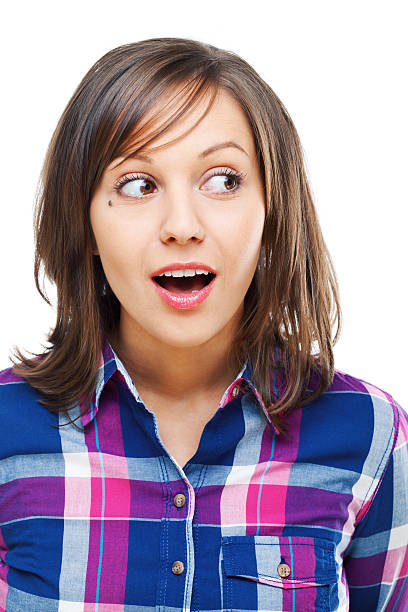 istock Young woman looking away 465789383