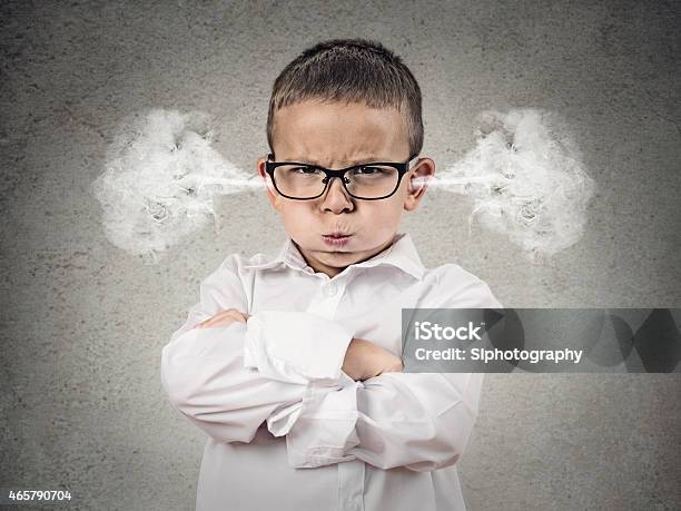 Angry Upset Boy Little Man Stock Photo - Download Image Now - Child, Anger, Displeased