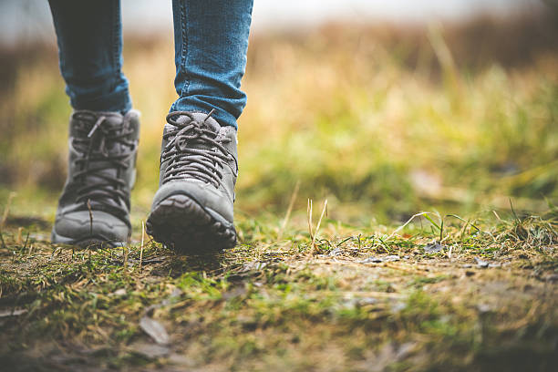 istock shoes in a forest 465791970