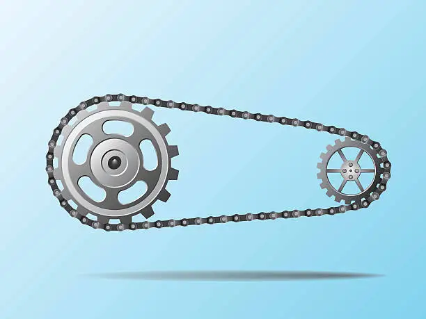 Vector illustration of Mobility Forward Gears