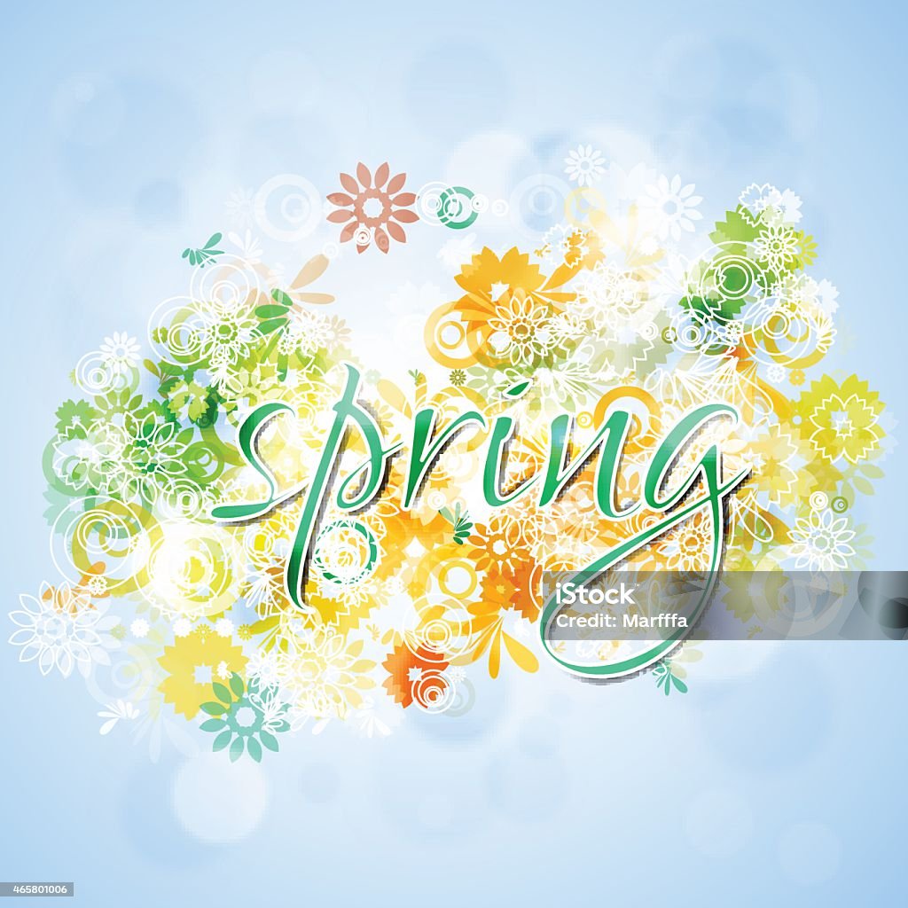 Spring Abstract Bright Abstract Spring Background Stock Illustration - Download Image Now ...