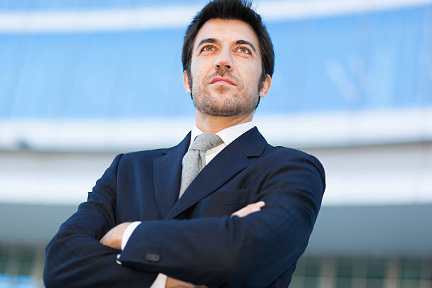 istock Handsome businessman portrait 465803498