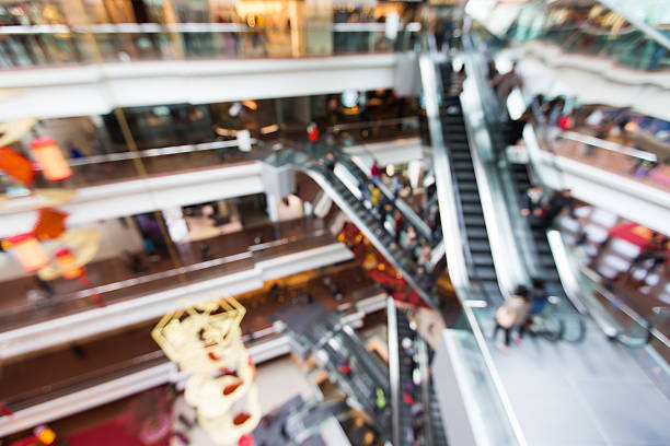 istock Blurred Shopping mall  backgrounds 465815584