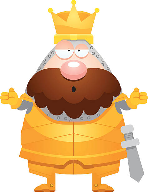 Confused Cartoon King Stock Illustration - Download Image Now - 2015,  Adult, Adults Only - iStock