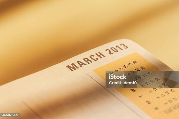 Marzo - Fotografie stock e altre immagini di Agenda - Agenda, Calendario, Close-up