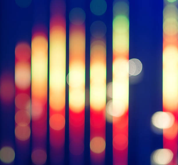 istock Christmas blurred lights background. Defocused lights background 465825360