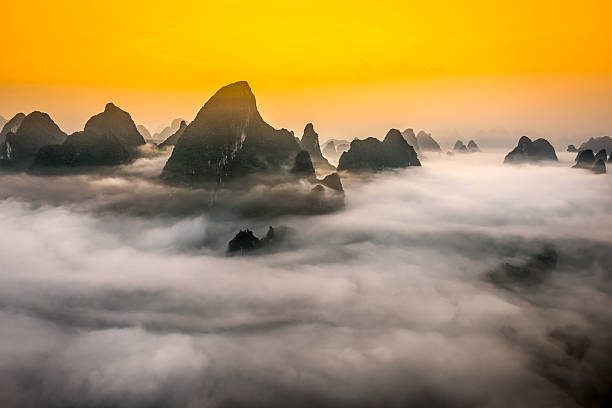 istock Karst Mountains of Guilin China 465825404
