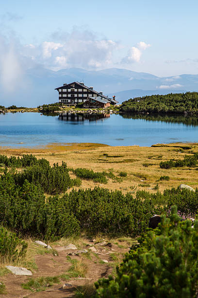 Lake near Bezbog ski station in Bulgaria near Bansko