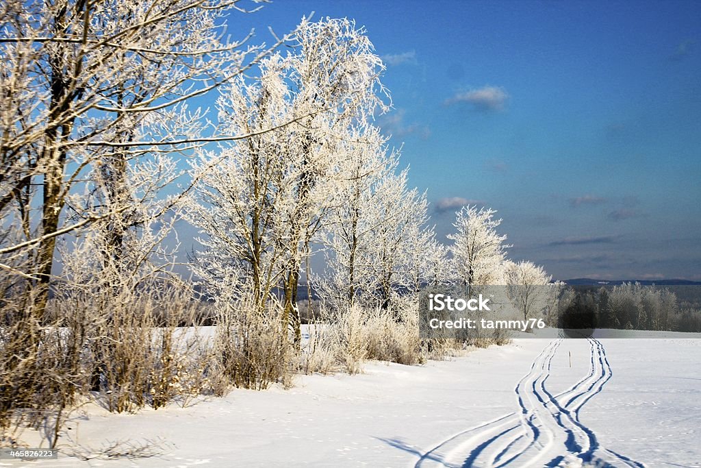 Maine Winter Maine Stock Photo