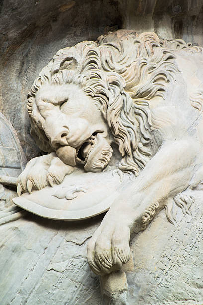 istock Dying lion monument in Lucerne, Switzerland 465829985