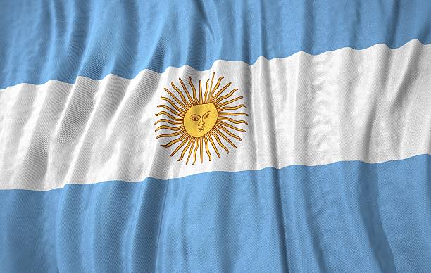 istock Argentina flag 3D illustration 465831464