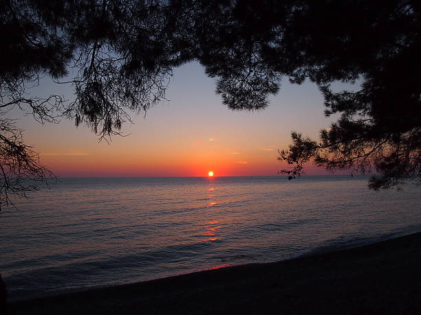 Sea Sunset stock photo