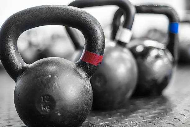 istock Kettlebells on Gym Floor 465836920