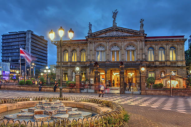 Teatro Nacional de la ciudad de San José, Costa Rica - foto de stock