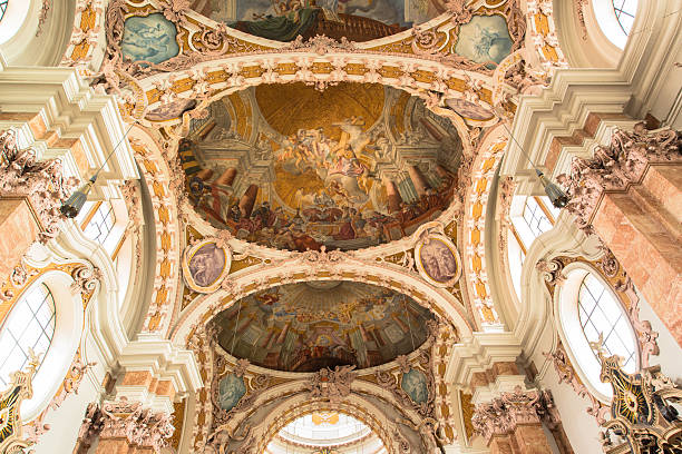 dom saint jakob, cattedrale di innsbruck, austria - pipe organ foto e immagini stock