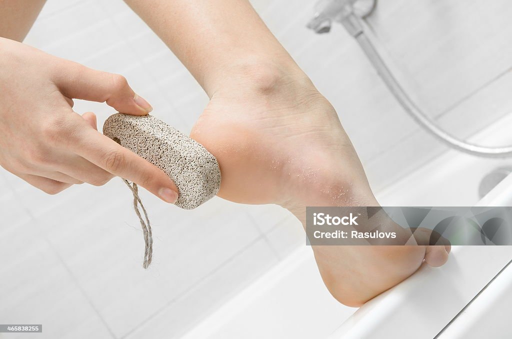 pumice foot Pumice Stone Stock Photo