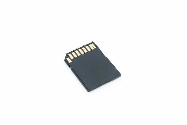 Photo of SD card