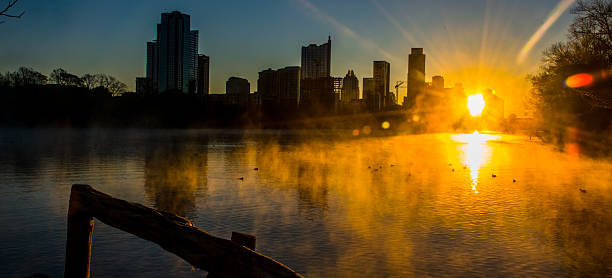 istock The Rising Sun Austin Texas Town Lake 465840734