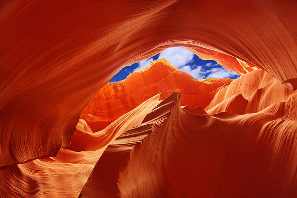 lower antelope, arizona, eua - lower antelope canyon - fotografias e filmes do acervo