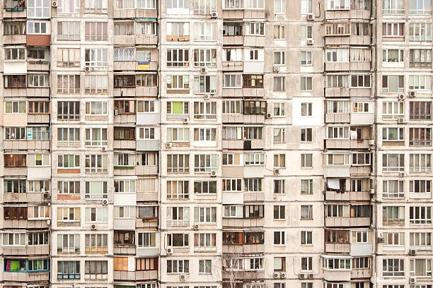 istock wall of apartment house 465841444