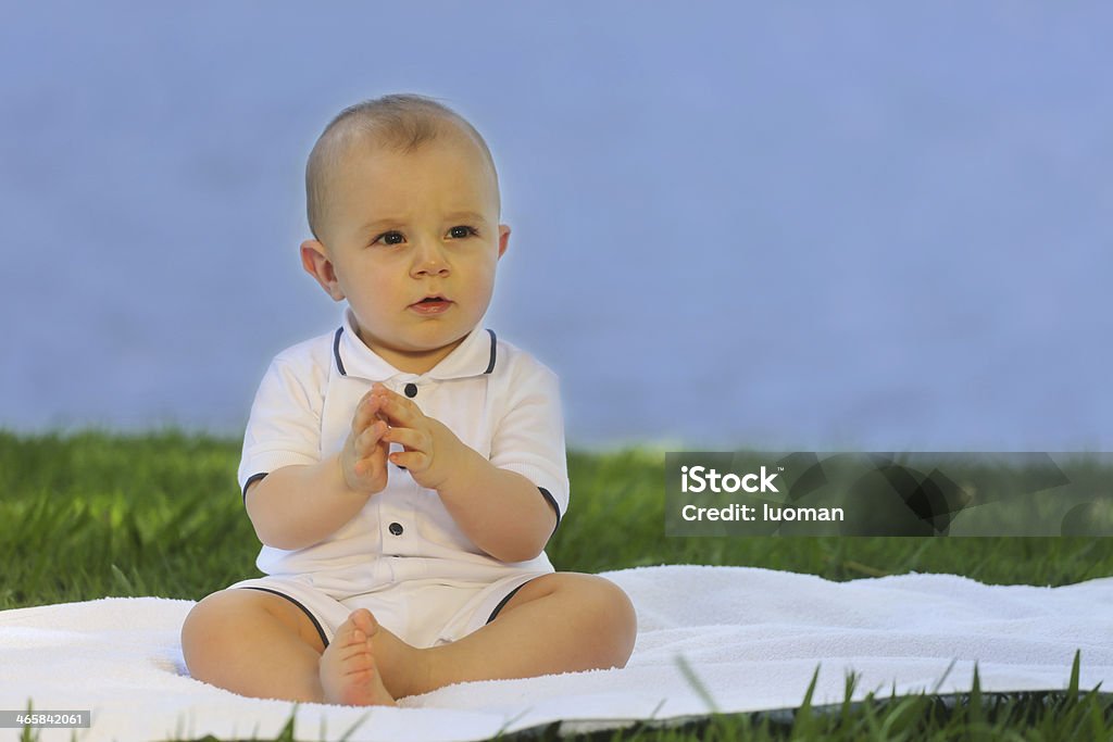 European baby - 10 mesi di età - Foto stock royalty-free di 12-23 mesi