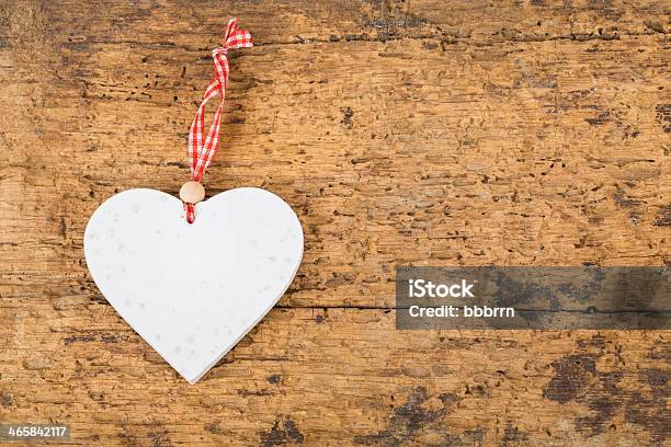 Wooden Heart Stock Photo - Download Image Now - Abstract, Anniversary, Bonding