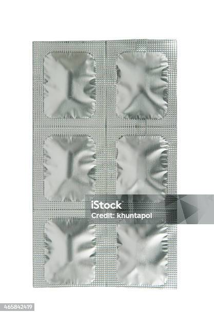 Medicine Aluminum Foil Blister Pack Stock Photo - Download Image Now - Backgrounds, Blister, Capsule - Medicine