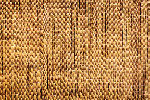 istock Texture of native thai style weave sedge mat background 465842480