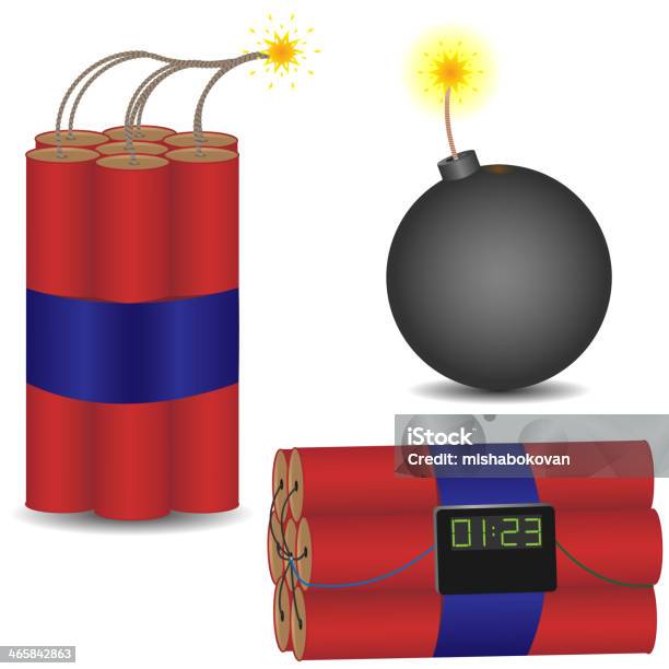 Pirotecnici Set - Immagini vettoriali stock e altre immagini di Accendere (col fuoco) - Accendere (col fuoco), Armi, Arte