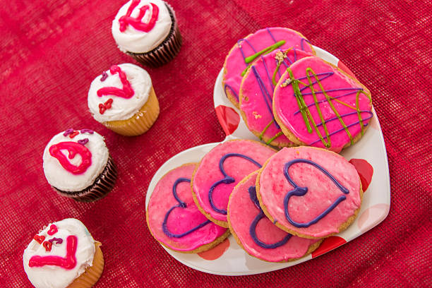 istock Valentines Day - cupcakes spelling LOVE 465844764