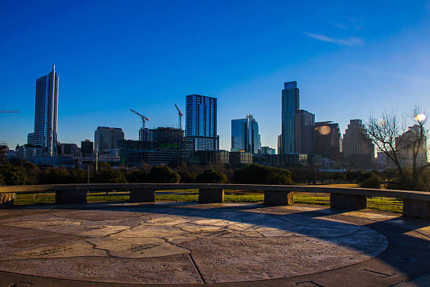 istock Round Hilltop Butler Park Austin Texas Skyline Morning 465847540