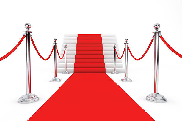 istock Red Carpet and Barrier Rope 465847702