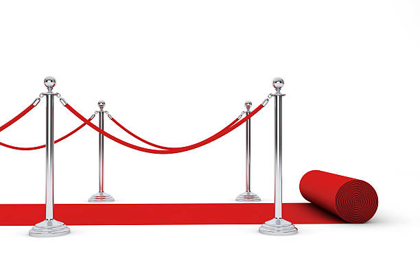 istock Red Carpet and Barrier Rope 465847882
